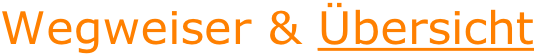 Wegweiser & Übersicht